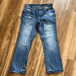 T.K. Axel Men's Vintage Boot Distressed Jeans Size 30x30